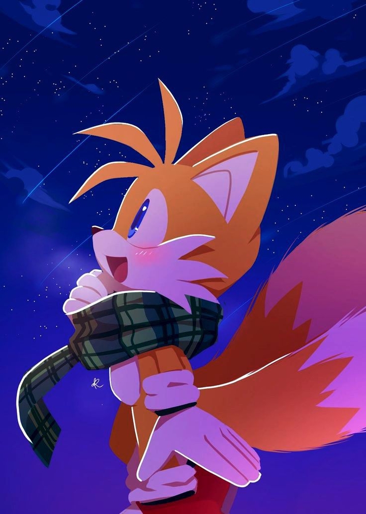 Lis Tails enjoy the stargazing Tails