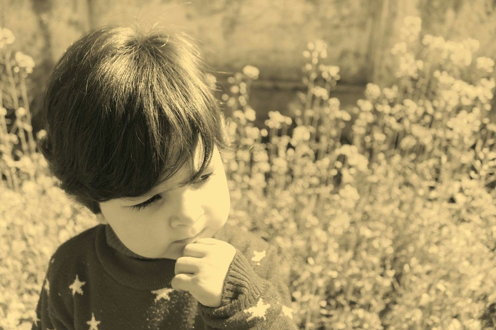 Little Girl in Thought