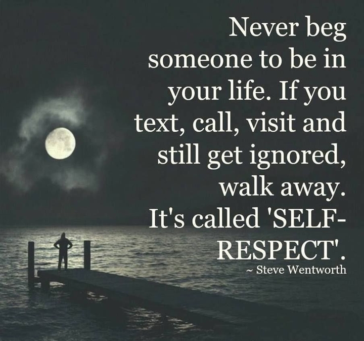 self respect