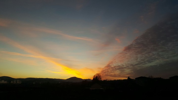 Orange clouds #2