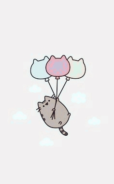 Flying pusheen