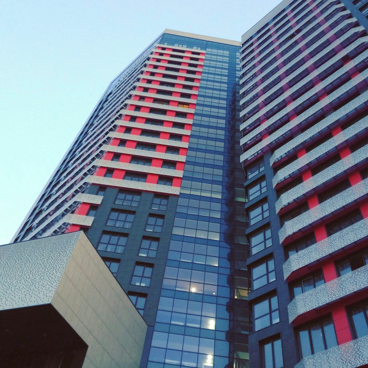 In the city