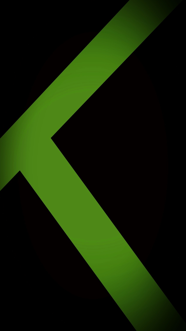 K alphabet green