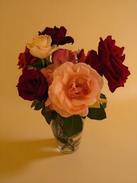 Autumn roses