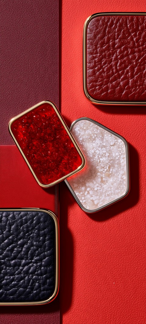 hình nền Leather, red