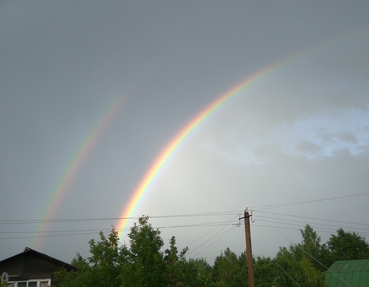 Double rainbow