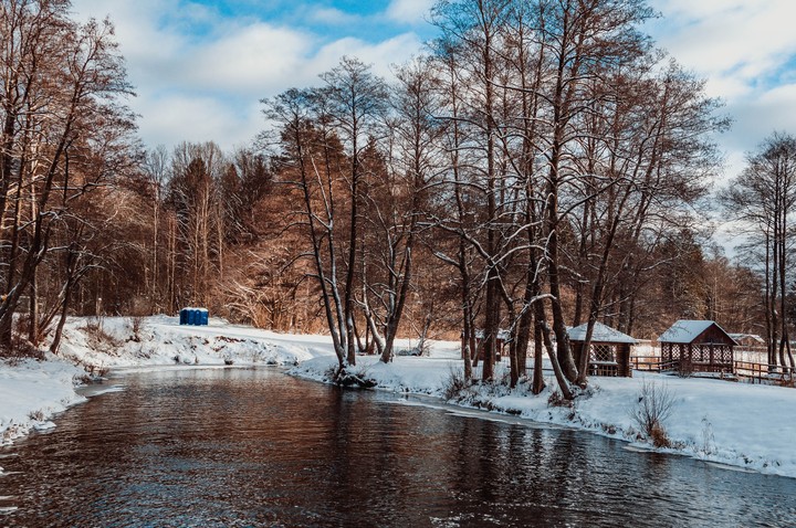 Время зимы.