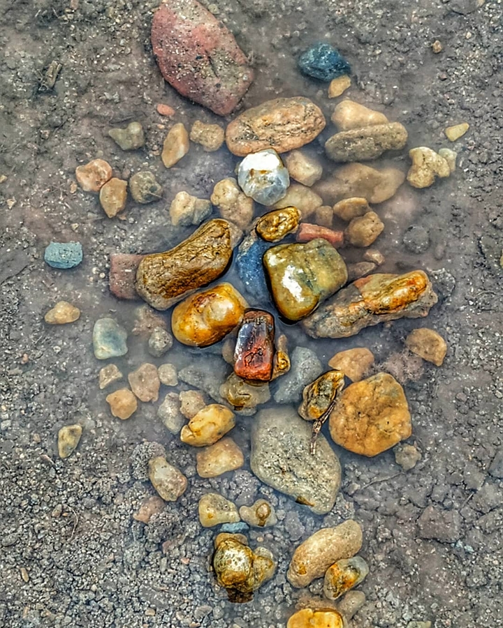 combo of water and stone