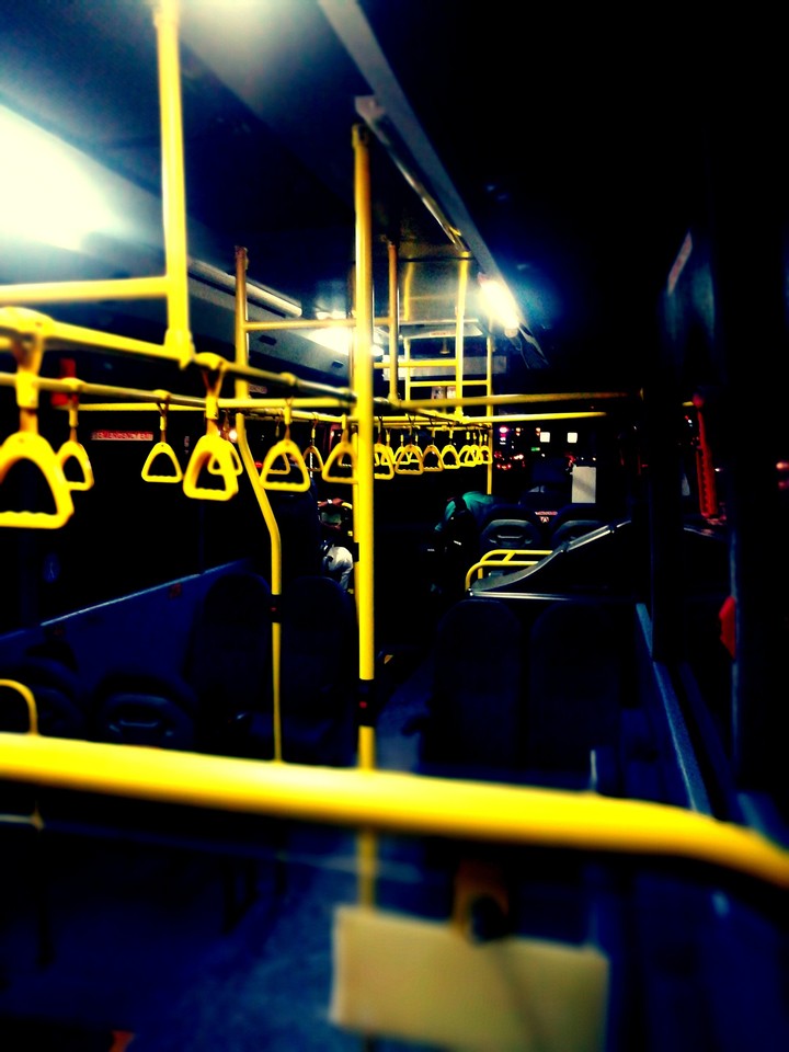 almost empty bus...