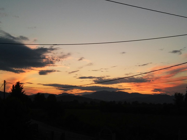 past sunset