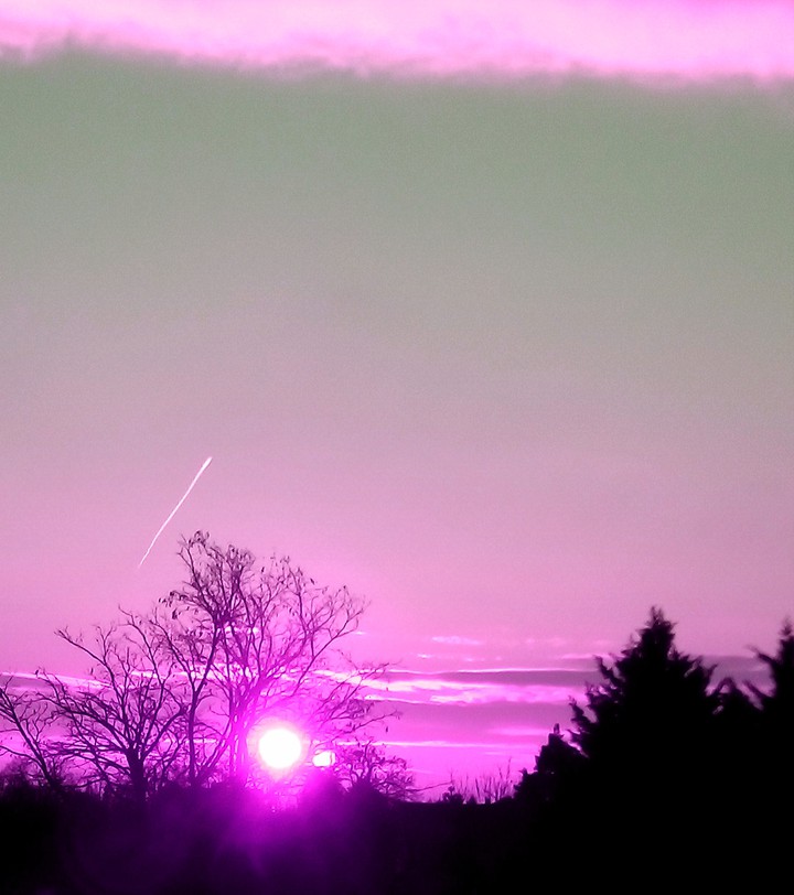purple sun