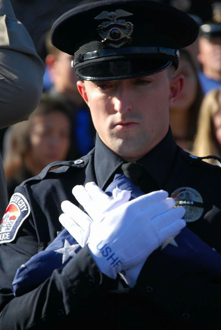 Officers funeral