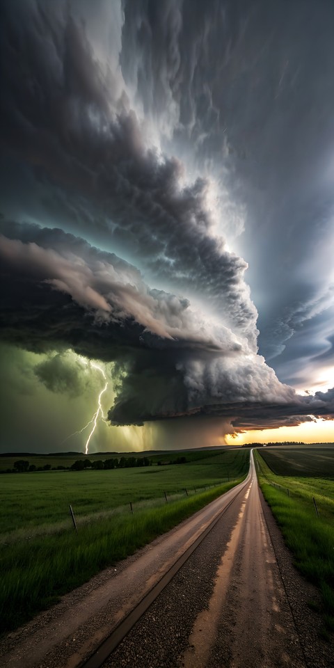 ταπετσαρίες thunderstorm, plain