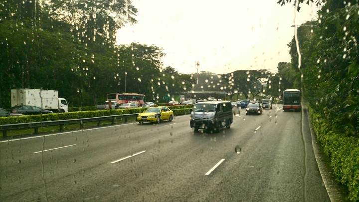 raining