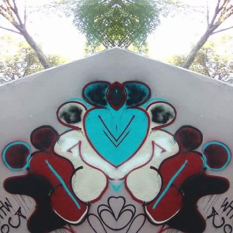 graffiti art mirror work from austin tx