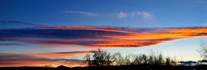 sunset in Colorado