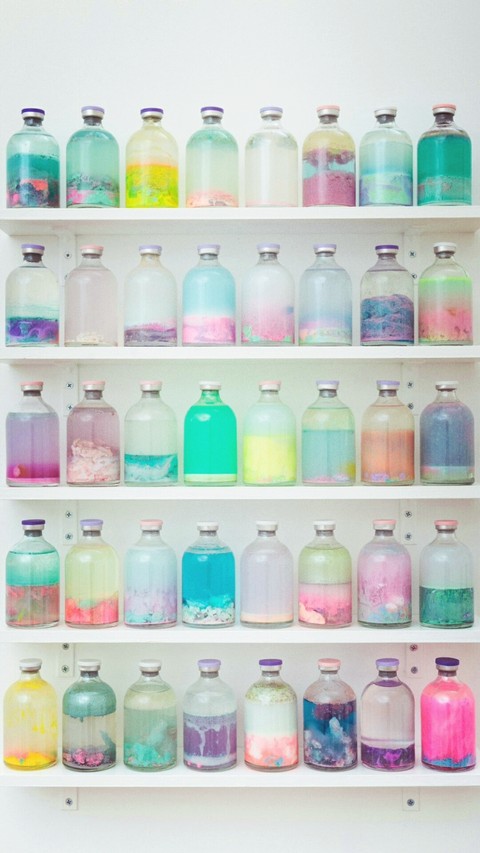 color bottle