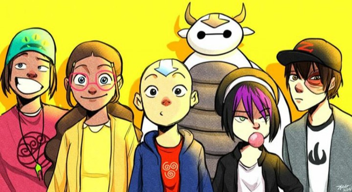 6 big hero+avatar