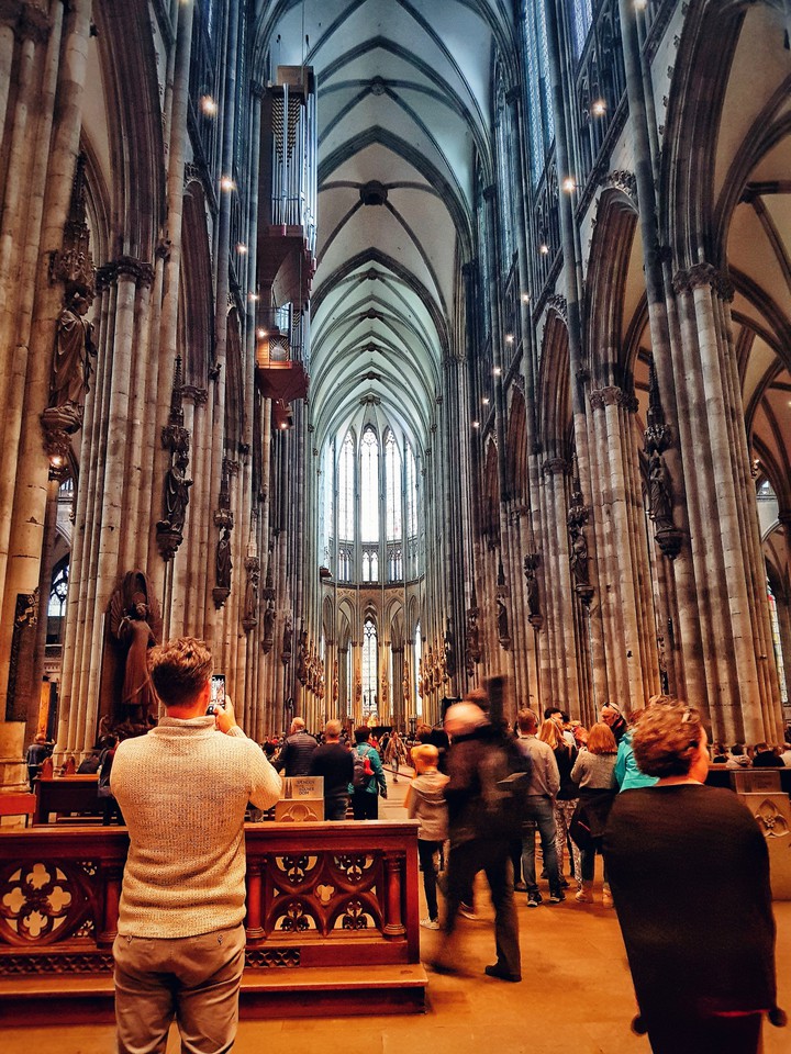 Inside the Cathedral of Cologne