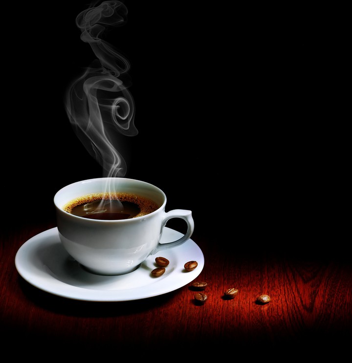 a sweet morning with cup of coffee