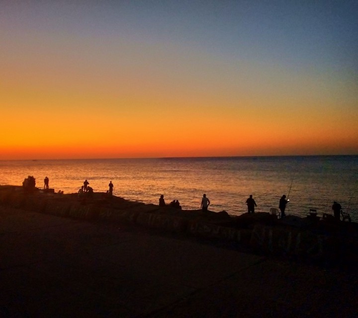 Amazing sunset of Alexandria