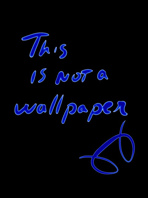 Not wallpaper