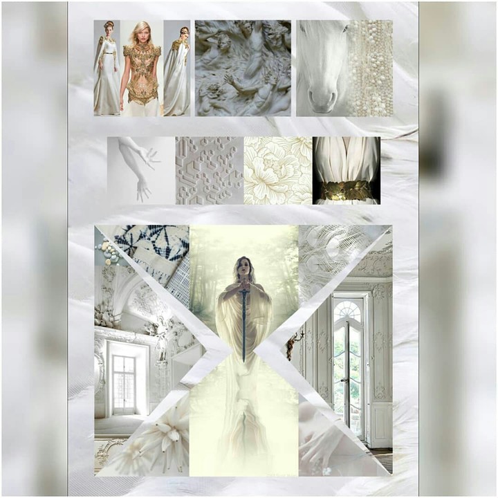 mood bord... Fashion panel design for elora brand
