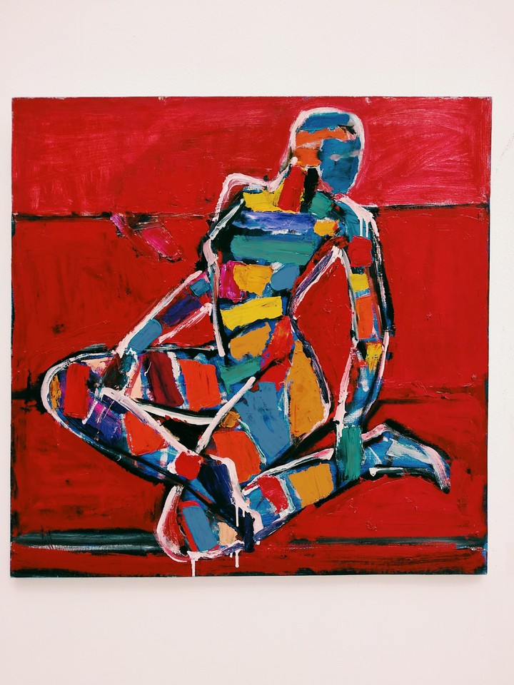 a human