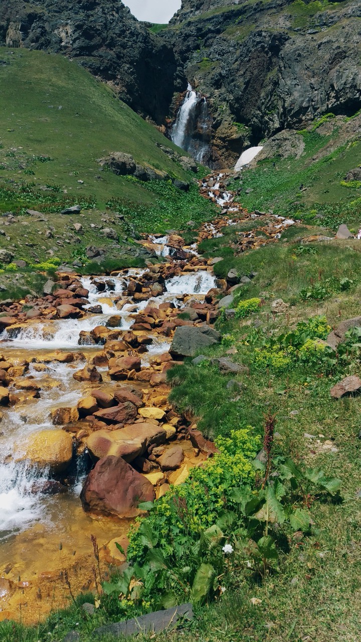 mountains and water