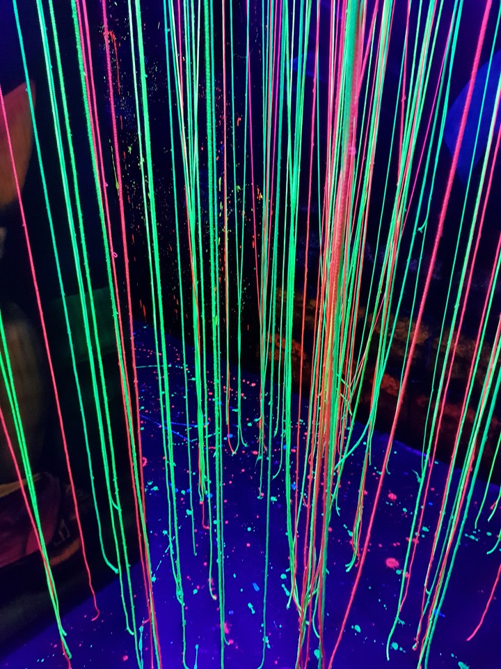neon stripes