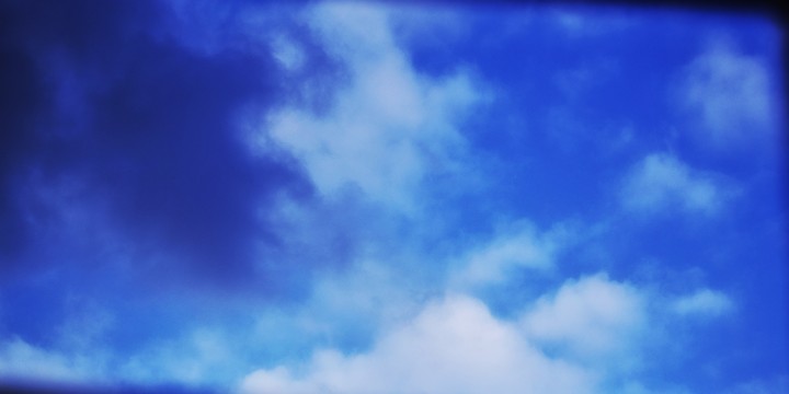 Blue Sky Fluffy clouds