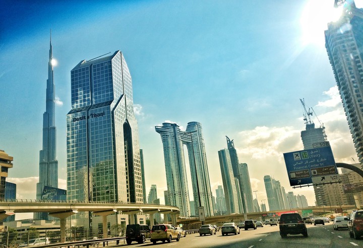 Dubai Burj Khalifa Highway