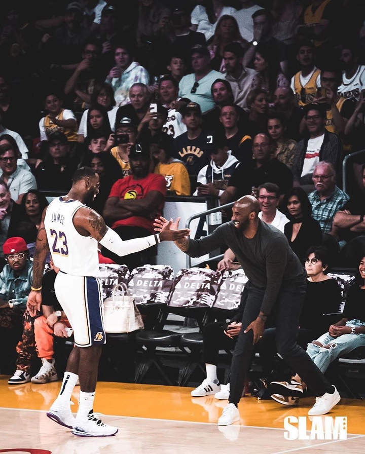 Lebron and Kobe Bryant
