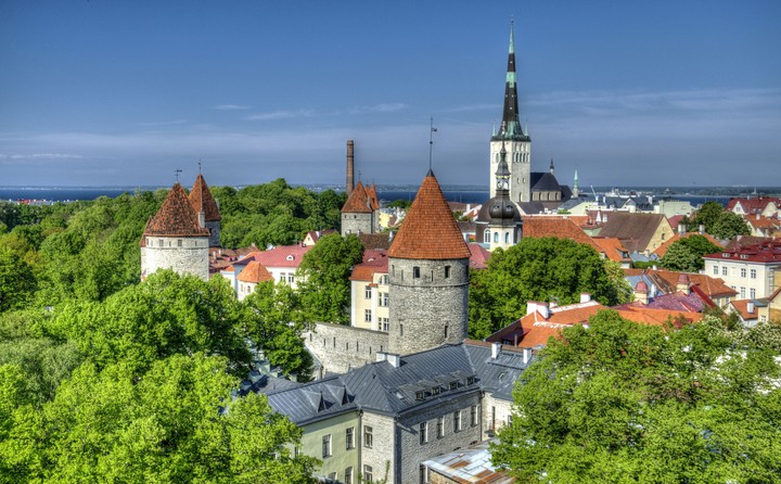 Tallinn city panorama
