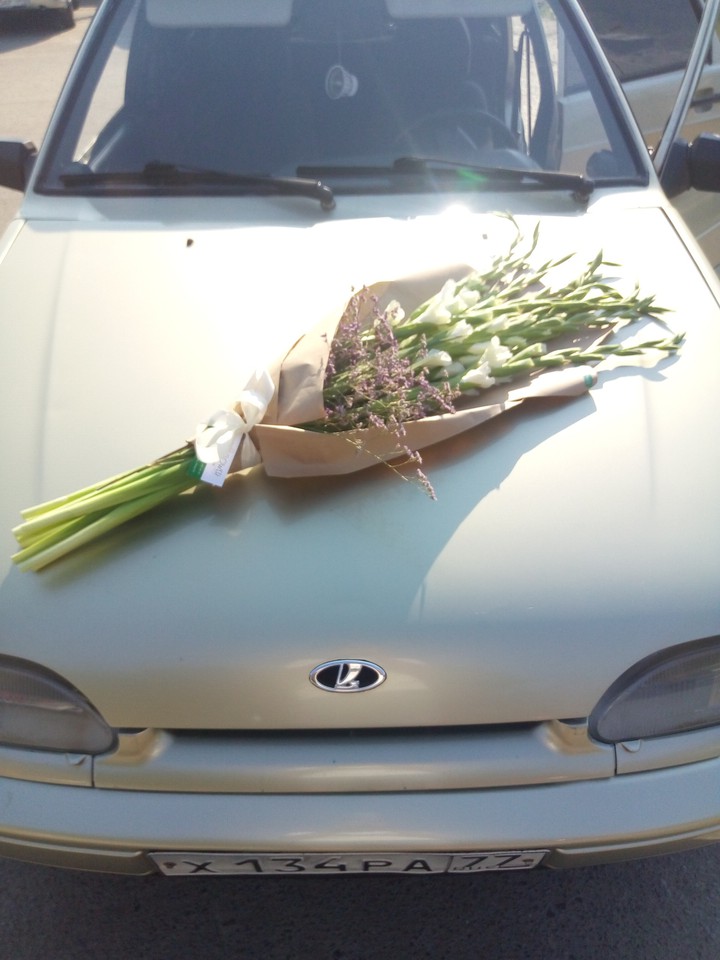 flowers,cars,vaz