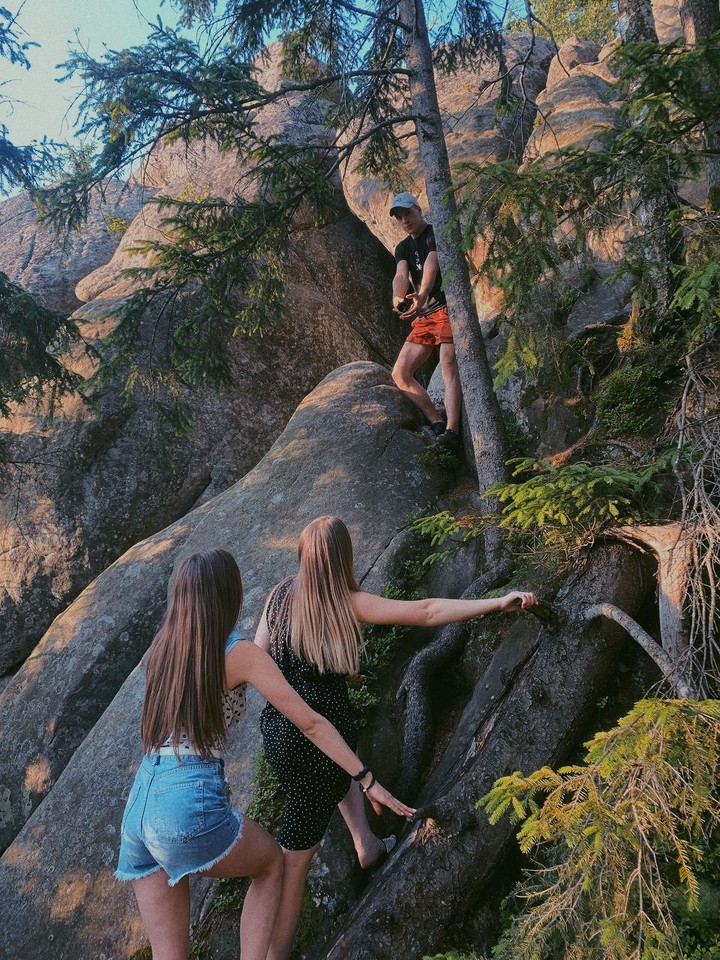 A rock