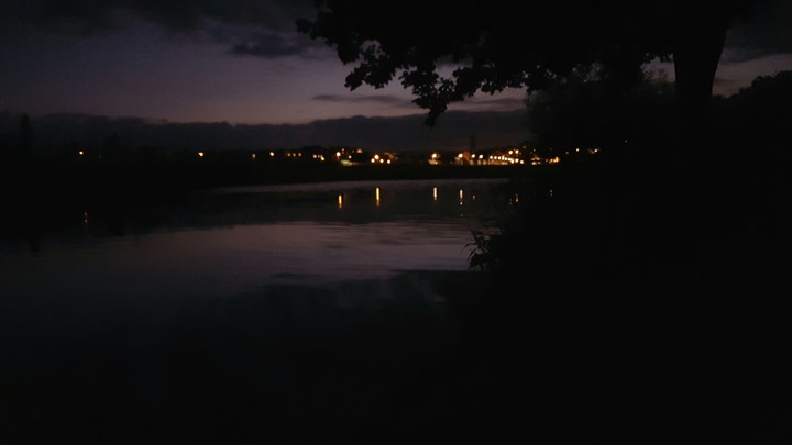 River Exe By Night