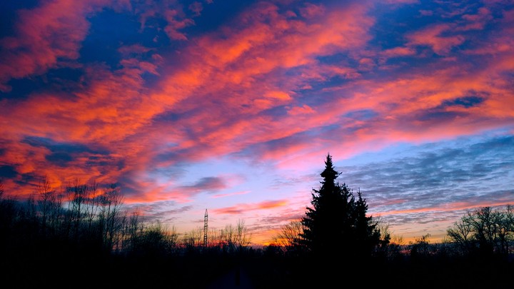 Burning clouds