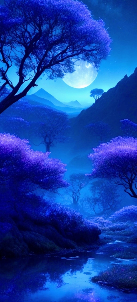 Blue, Nature, Natural_landscape