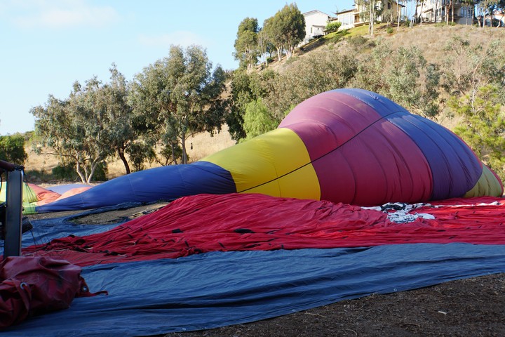 Preparing The Baloon