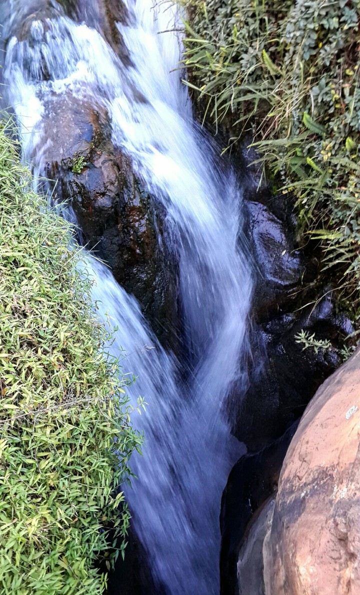 rushing water