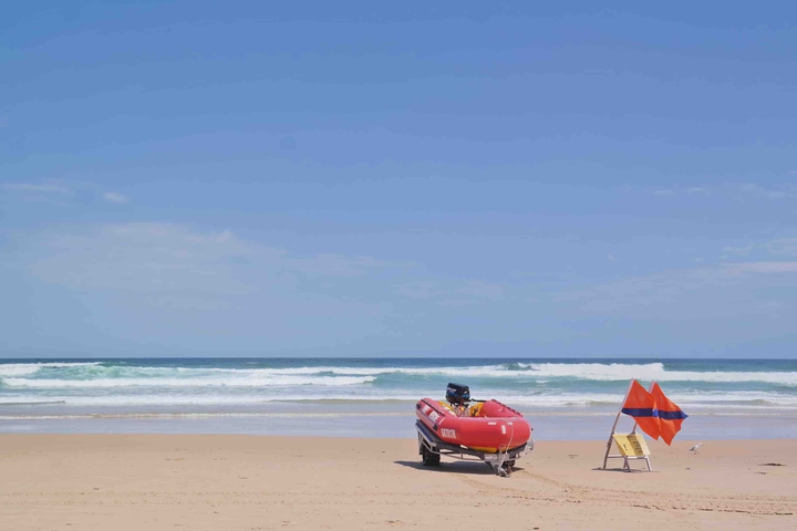 Beach and Red