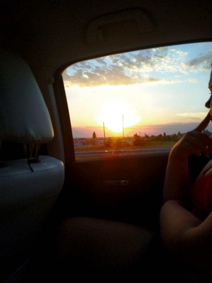 sunny sunset
