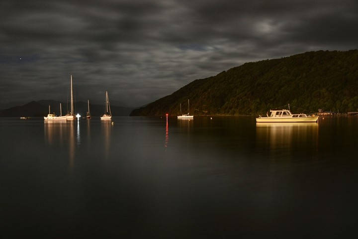 Dark Night at Sea