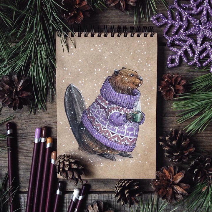 winter beaver
