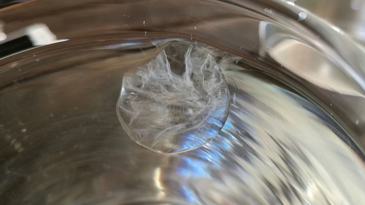 ice in the water!