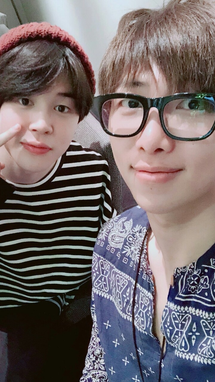 Kim Namjoon and Park Jimin