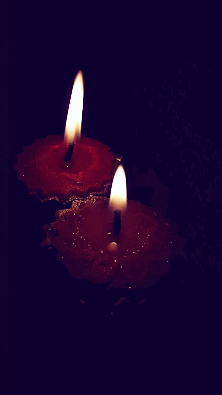 Candle fire