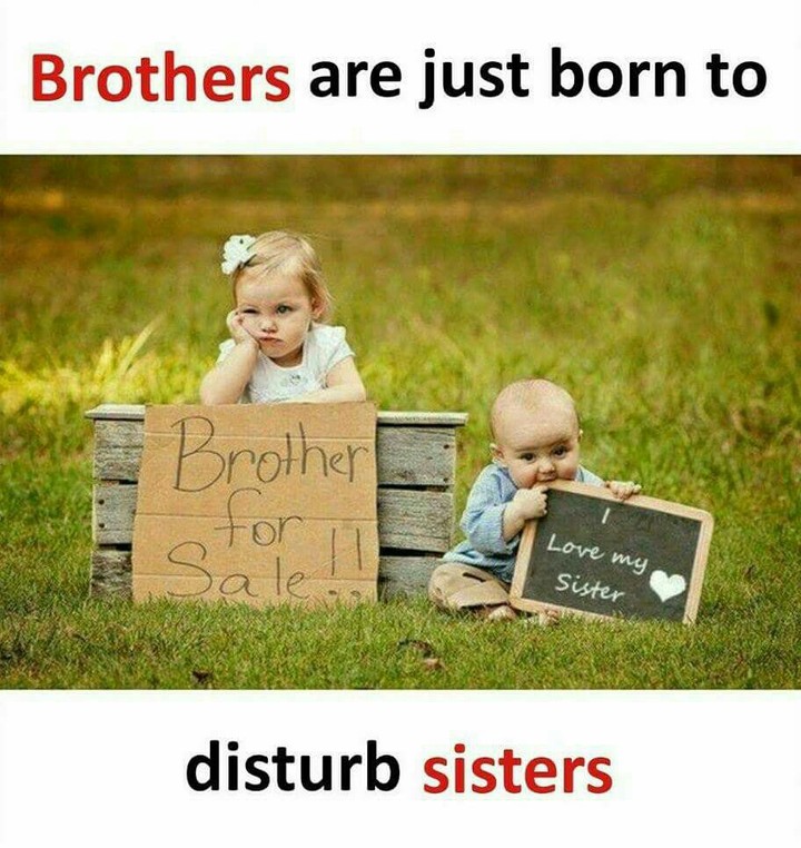 this to my sweet little brother