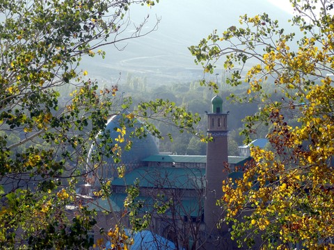 Damavand Town in Autumn.